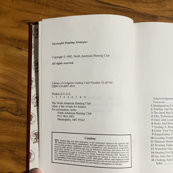 Successful Hunting Strategies Hunter's Information Series Hardback Book - Picture 7 of 15